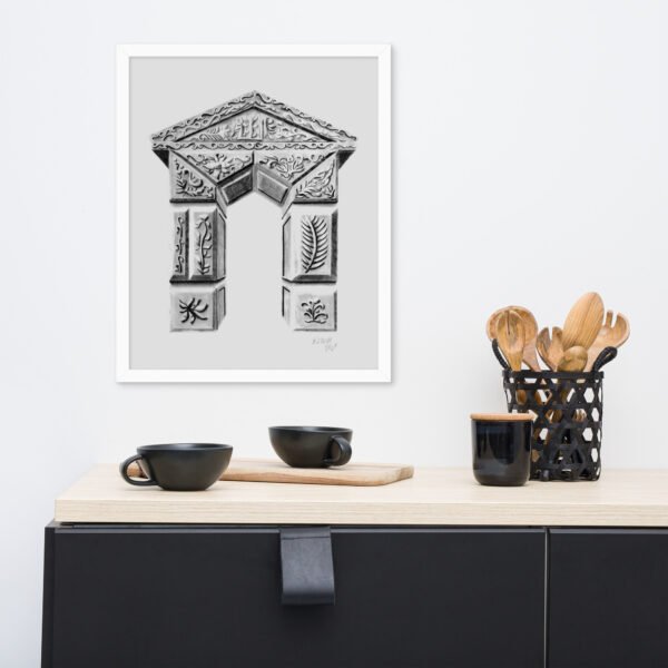 Ornate Arch - Timeless Elegance by Eldor Art ( Premium Luster Photo Paper Framed Poster ) - Image 19
