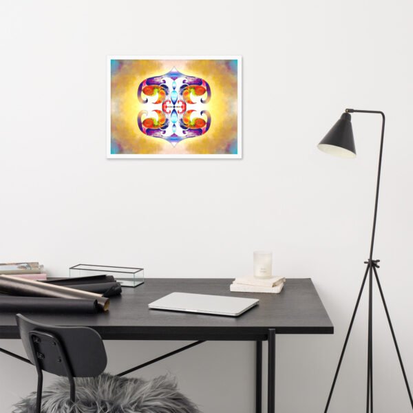 Solar Radiance – Intuitive Mandala by Eldor Art ( Premium Luster Photo Paper Framed Poster ) - Image 33