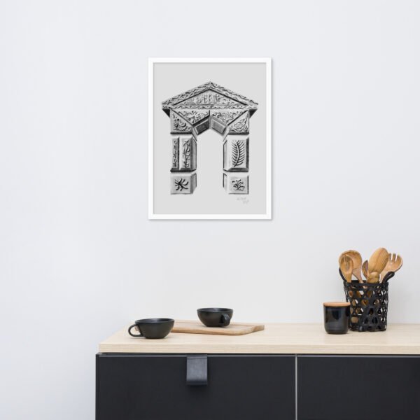 Ornate Arch - Timeless Elegance by Eldor Art ( Premium Luster Photo Paper Framed Poster ) - Image 20