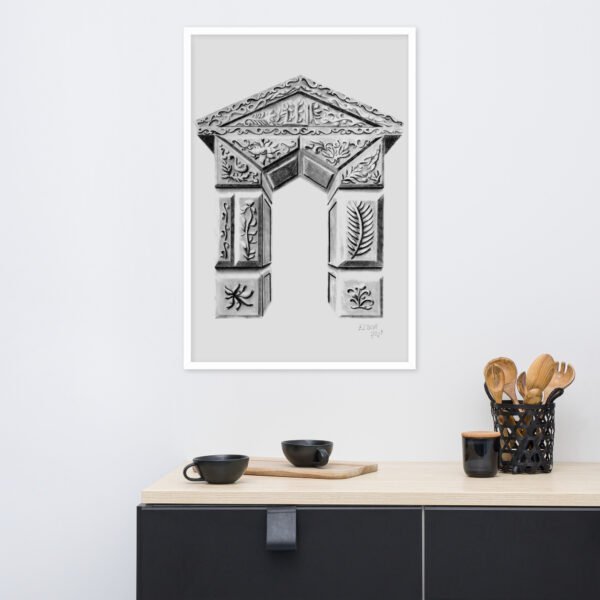 Ornate Arch - Timeless Elegance by Eldor Art ( Premium Luster Photo Paper Framed Poster ) - Image 21