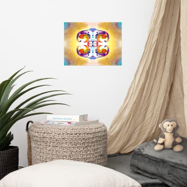 Solar Radiance – Intuitive Mandala by Eldor Art ( Premium Luster Photo Paper Poster ) - Image 5