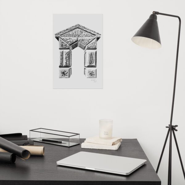 Ornate Arch - Timeless Elegance by Eldor Art ( Premium Luster Photo Paper Poster ) - Image 4