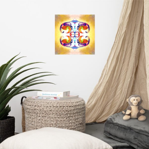 Solar Radiance – Intuitive Mandala by Eldor Art ( Premium Luster Photo Paper Poster ) - Image 7