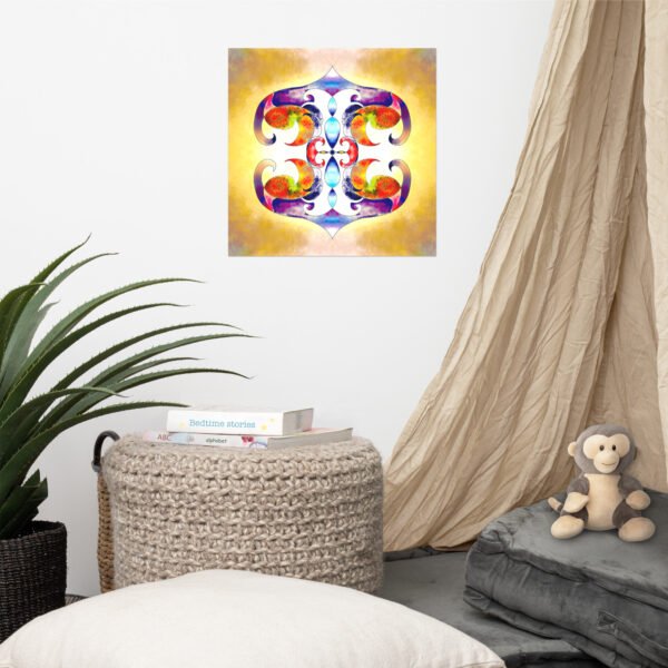 Solar Radiance – Intuitive Mandala by Eldor Art ( Premium Luster Photo Paper Poster ) - Image 8