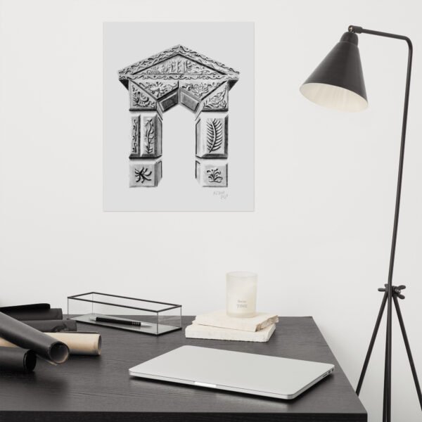 Ornate Arch - Timeless Elegance by Eldor Art ( Premium Luster Photo Paper Poster ) - Image 5