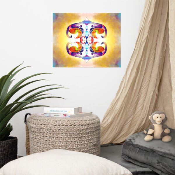 Solar Radiance – Intuitive Mandala by Eldor Art ( Premium Luster Photo Paper Poster ) - Image 9