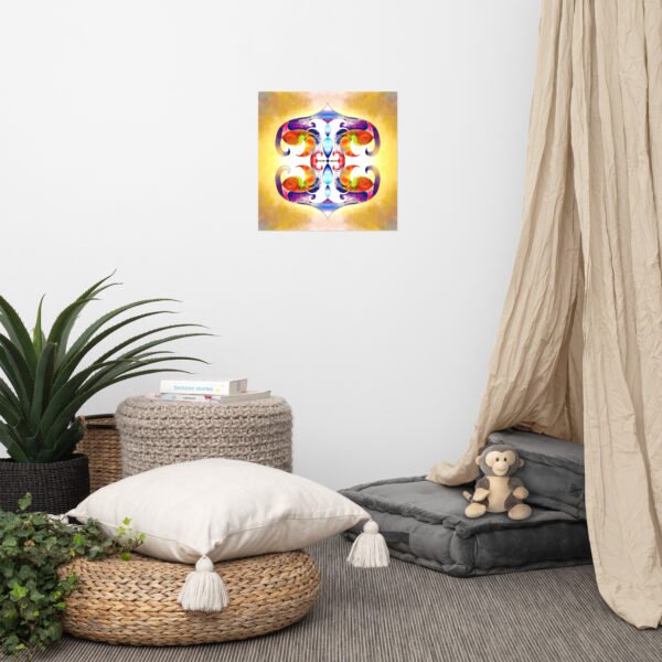 Solar Radiance – Intuitive Mandala by Eldor Art ( Premium Luster Photo Paper Poster ) - Image 10