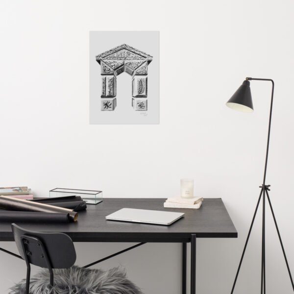Ornate Arch - Timeless Elegance by Eldor Art ( Premium Luster Photo Paper Poster ) - Image 6