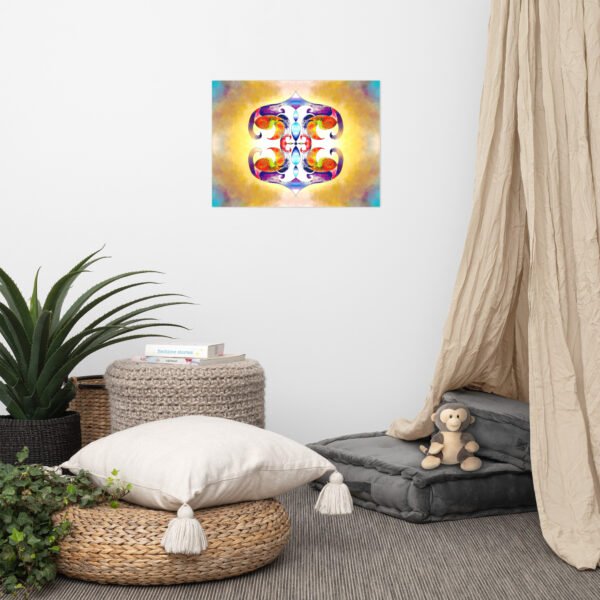 Solar Radiance – Intuitive Mandala by Eldor Art ( Premium Luster Photo Paper Poster ) - Image 11
