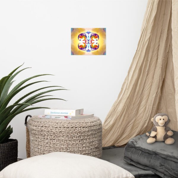 Solar Radiance – Intuitive Mandala by Eldor Art ( Premium Luster Photo Paper Poster ) - Image 12