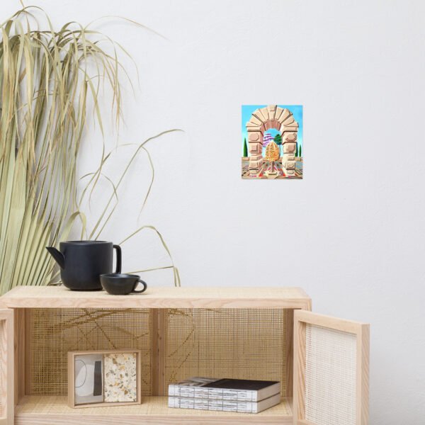The Memory Cage – Surreal Architectural Painting Wall by Eldor Art ( Premium Luster Photo Paper Poster ) - Image 5