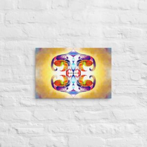 Solar Radiance – Intuitive Mandala by Eldor Art ( Thin Canvas )