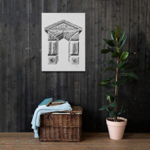Explore "Ornate Arch - Timeless Elegance," a one-of-a-kind artwork hand-drawn by artist Eldor Art in 2025. This pencil sketch, meticulously crafted on paper, showcases an intricately decorated architectural arch adorned with floral motifs and sculpted details, embodying a timeless classical aesthetic. Perfect for art enthusiasts and collectors, this piece is available as premium art prints on various mediums: premium canvas, elegant posters, textured canvas, and even metal prints for a bold, modern twist. Each print preserves the fine details of the original, making it an ideal addition to elevate your home décor. Purchase this exclusive artwork now and add a touch of elegance to your space!