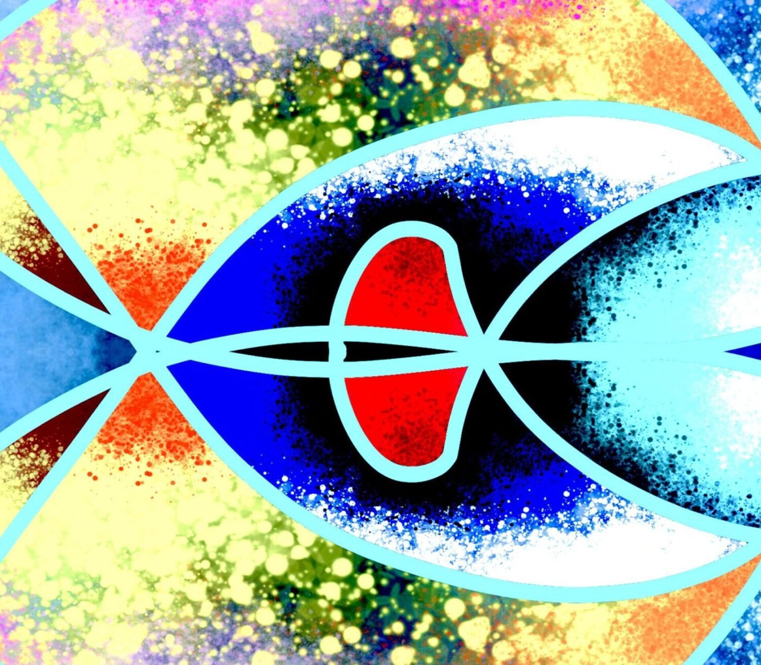 Sacred geometry artwork by Eldor Art – High-resolution JPEG from the Eldorart collection featuring light mandala and symmetrical design