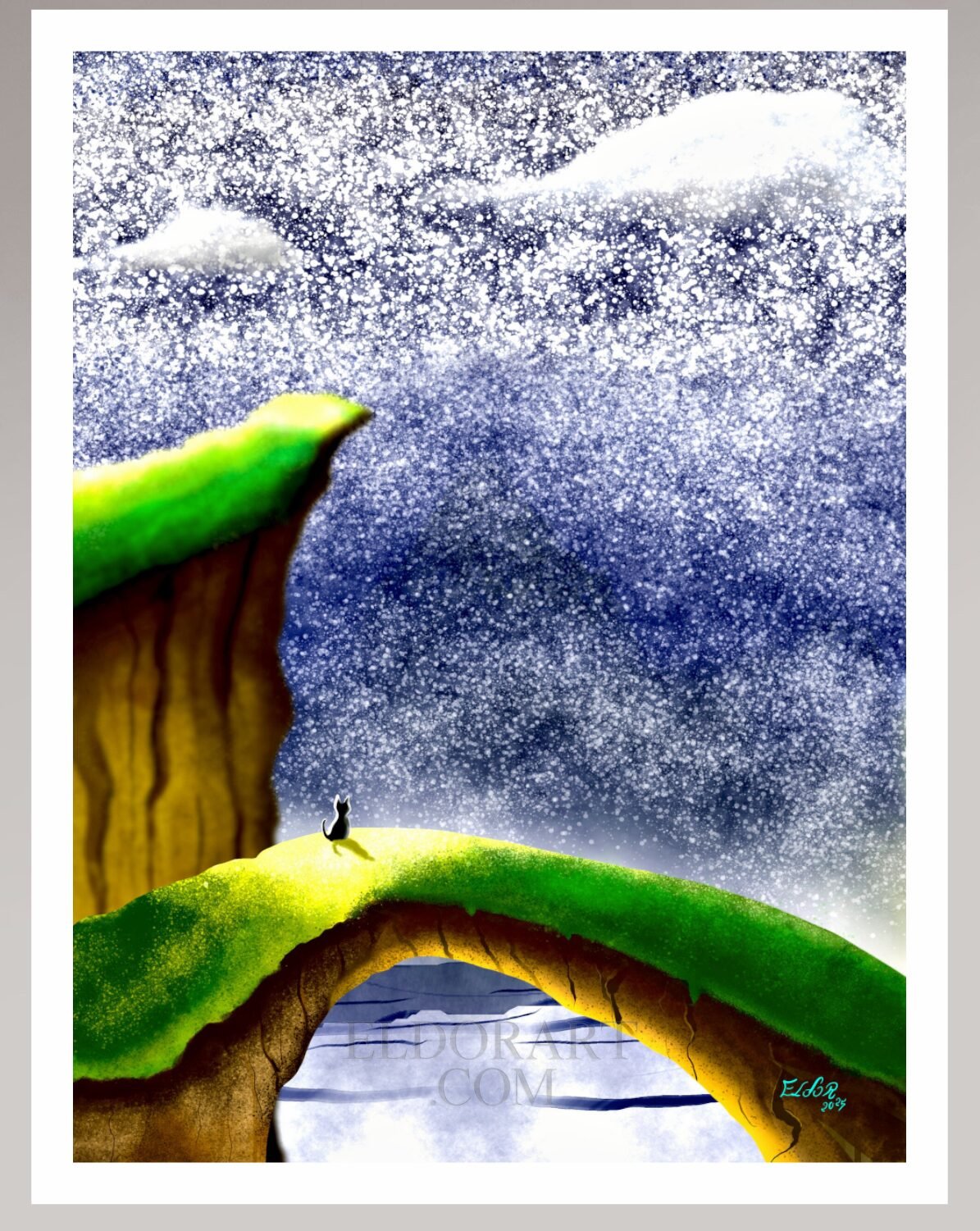 Escape Cat — Limited Fine Art Print | Eldor Art