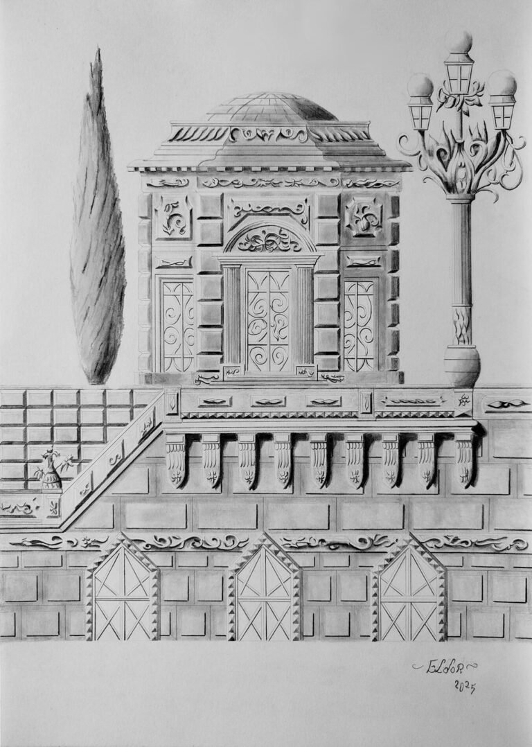 Original pencil drawing – The Beautiful Era by Eldor Art