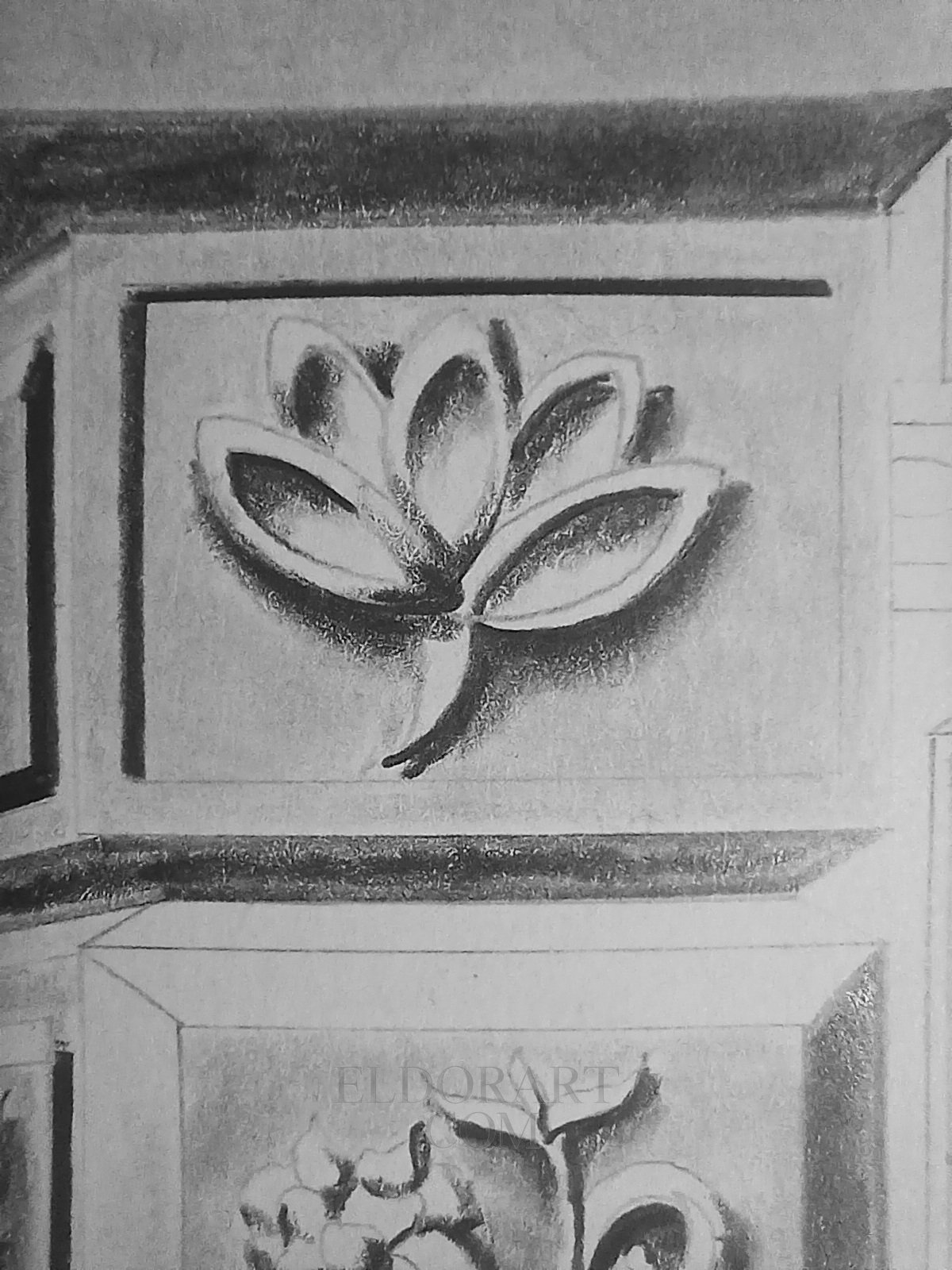 L’Arco di Palladio — Original Graphite Architectural Drawing (1/1) 4 Original graphite pencil drawing of intricate classical architecture by Eldor Art Eldorart on A3 Bristol paper.